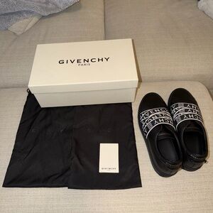 Givenchy Monochrome Logo Slip-Ons